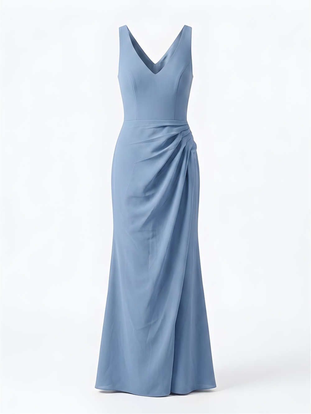 Mother of the Bride/Groom Clearance Sale -JJs House Slate Blue V-Neck Maxi Dress